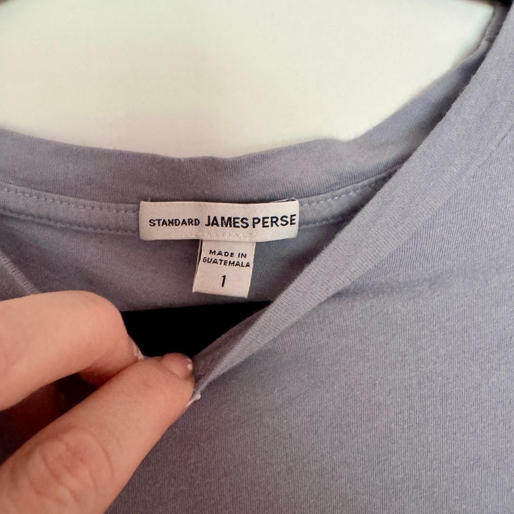 James Perse Standard Crew Neck Tee Size 1 (S) – Faded Blue - Picture 6 of 7